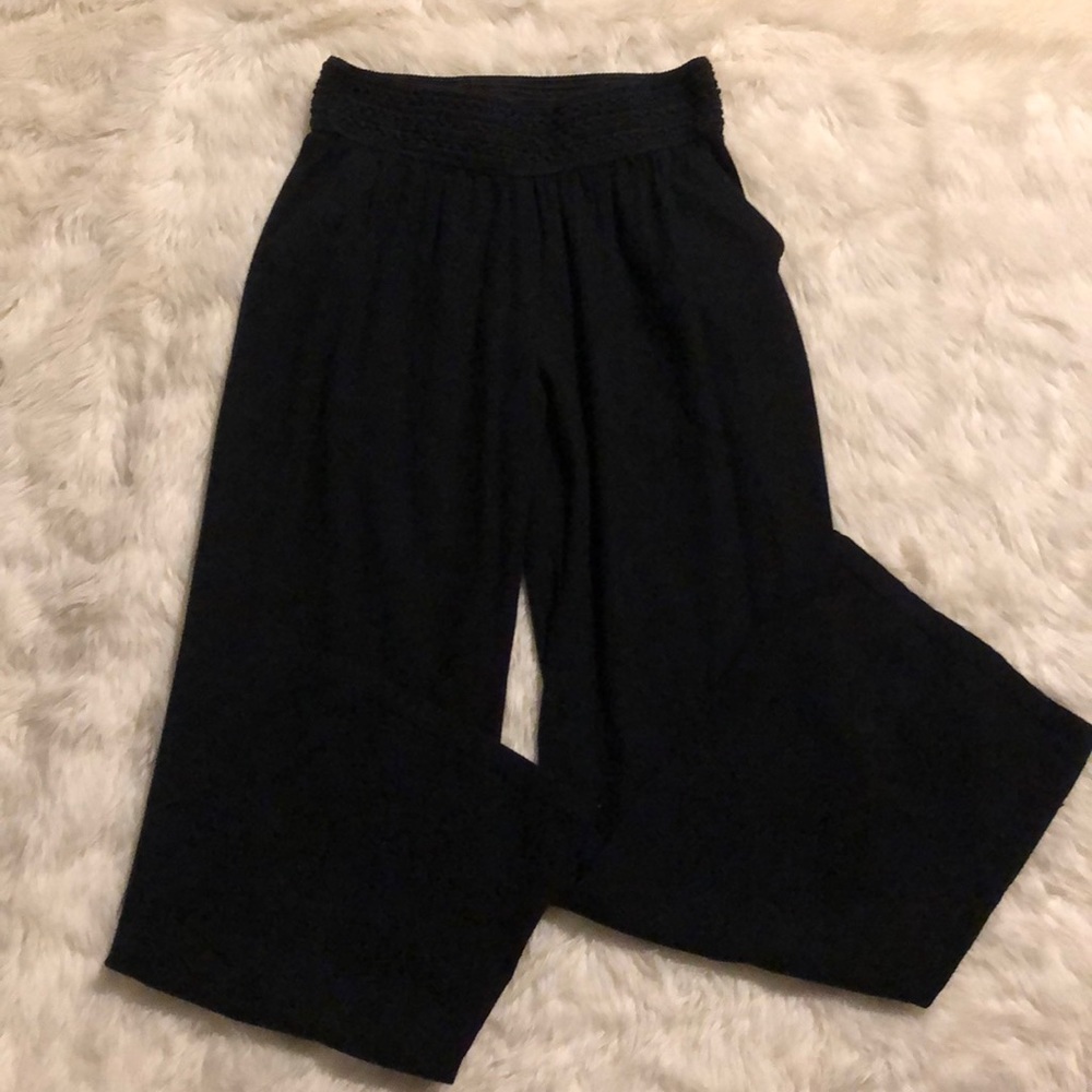 3/$20 Joe B Black Wide Leg Linen Pants Size L
